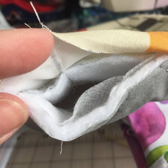 potholder pot holders quilted hotpad handmade trivets black white skull goth - Picture 4 of 4